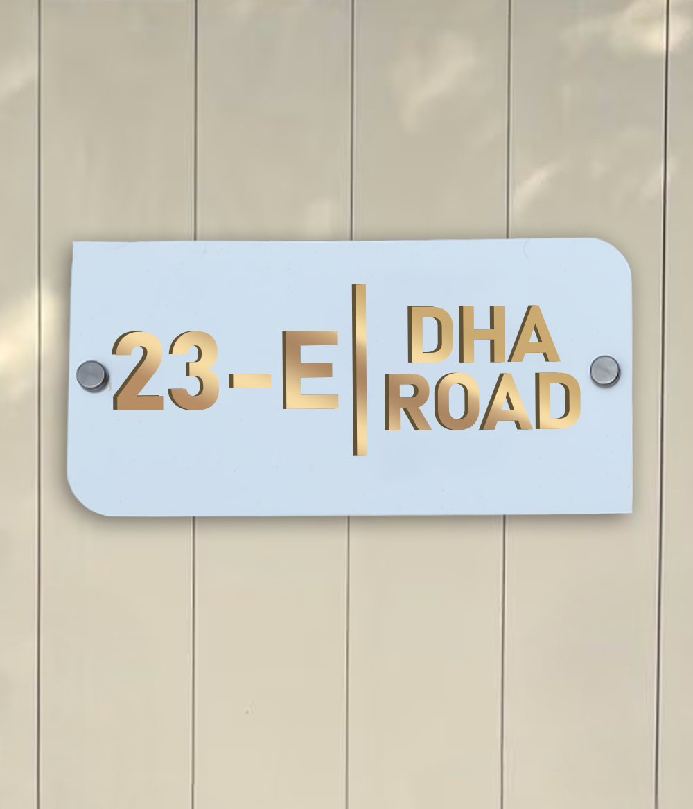 Custom Home Name Plate