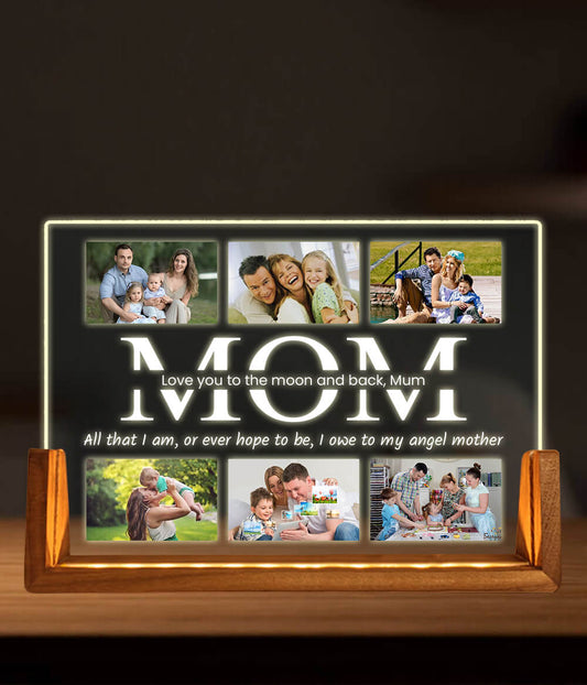 Custom Mother’s Day LED Lamp Gift for Mom