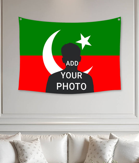 Custom Photo Flag Tapestry – Personalized Wall Hanging Decoration Banner