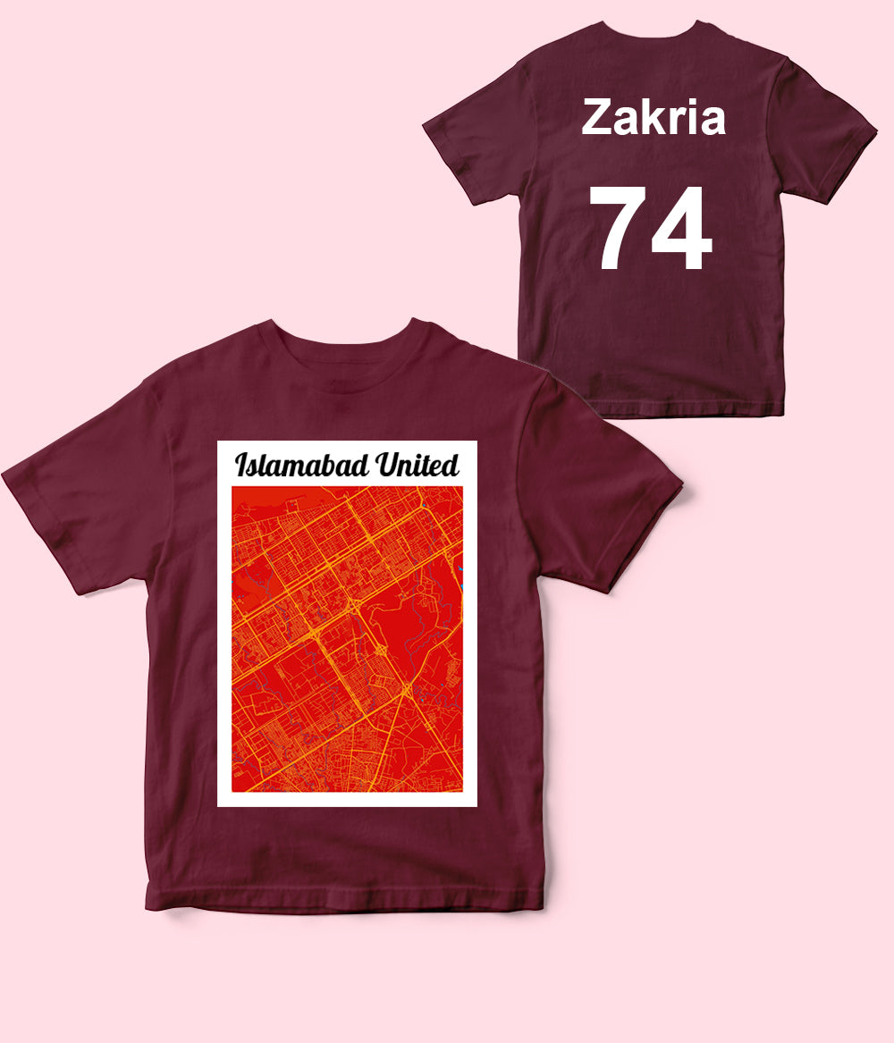 Customizable Islamabad United Front Back Print Kids T-shirt (Unisex)