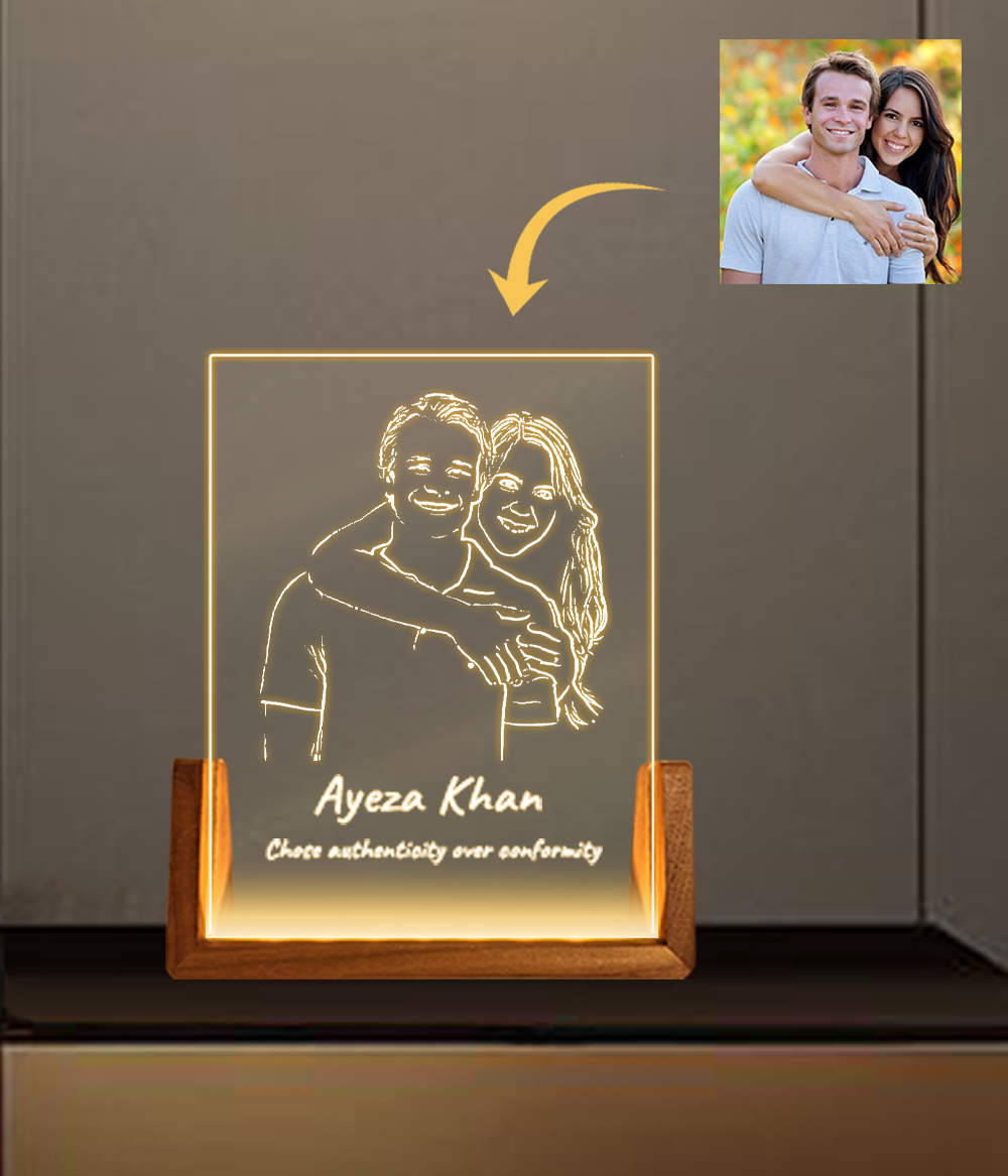Customizable 3D Photo Lamp