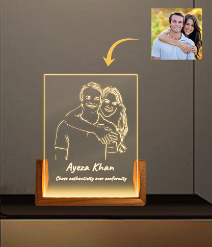 Customizable 3D Photo Lamp