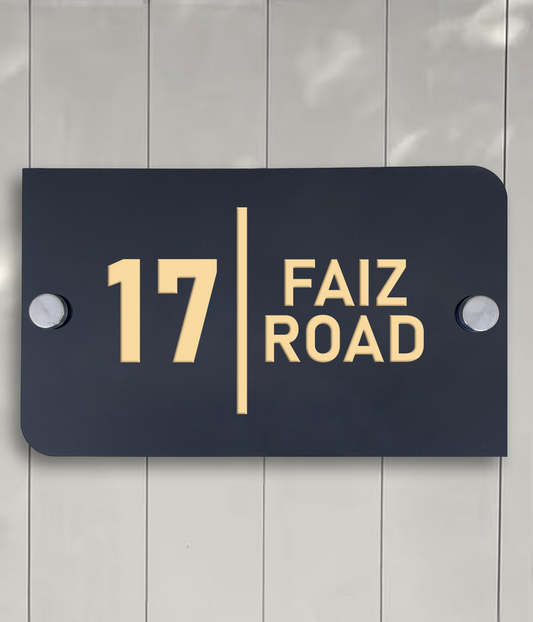 Customized Home Name Sign 