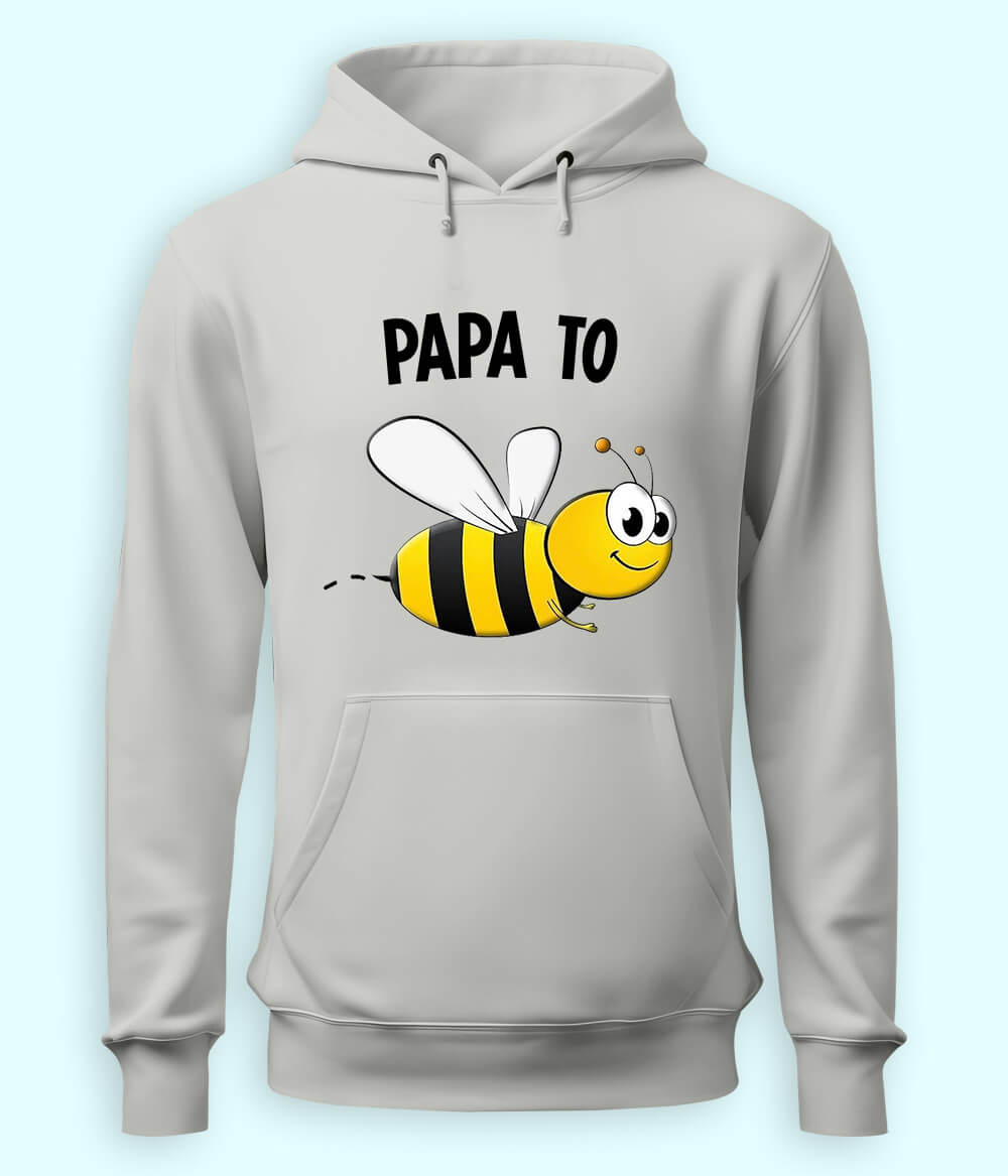 Heather Grey Dad to be Hoodie