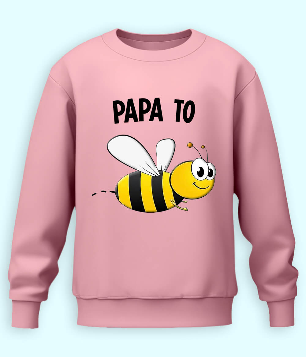 Light Pink Dad to be Sweatshirt