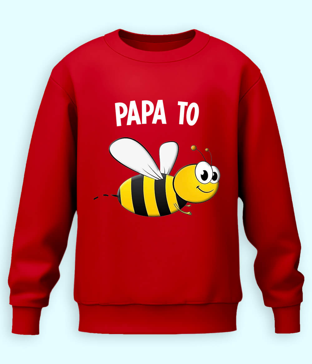 Red Dad to be Sweatshirt