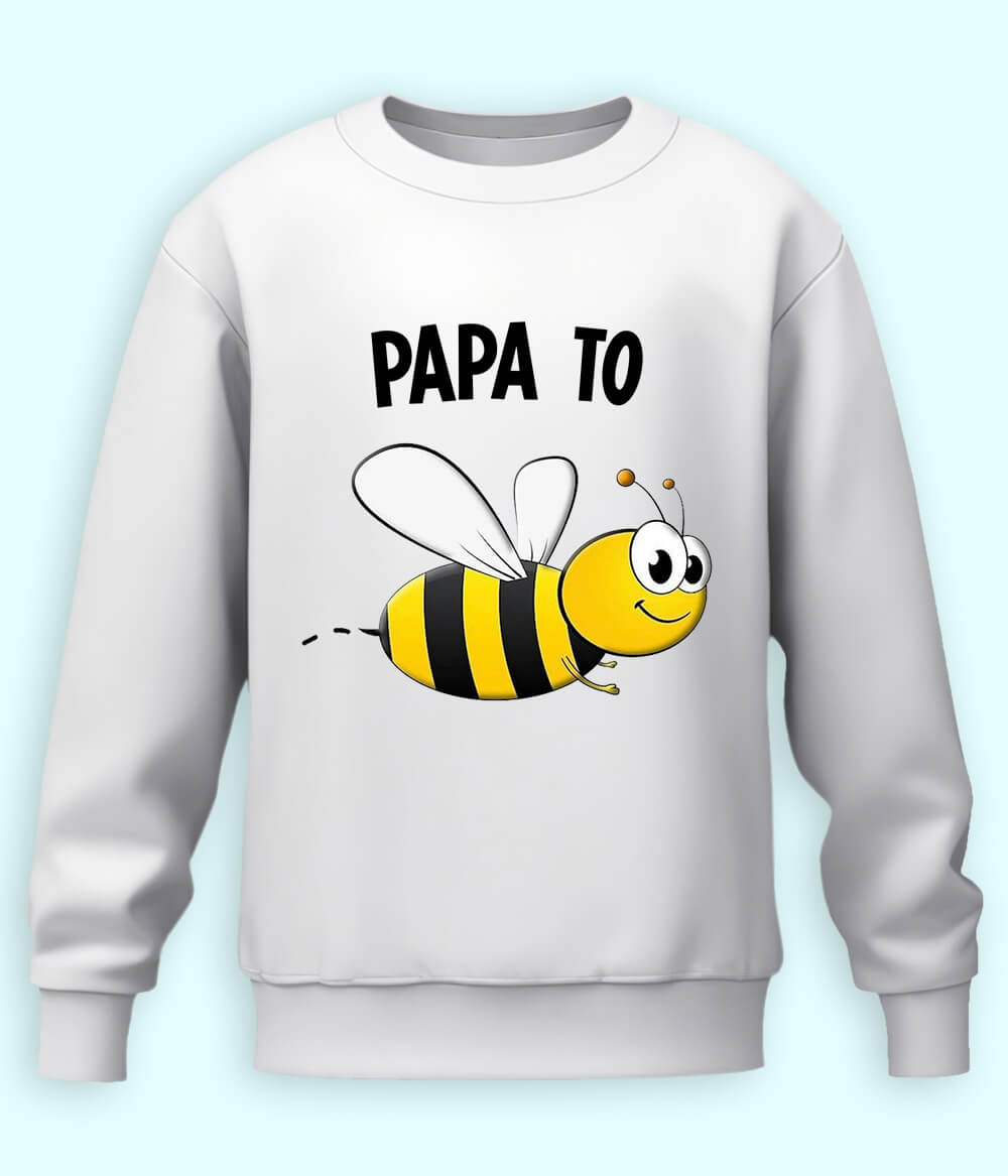White Dad to be Sweatshirt