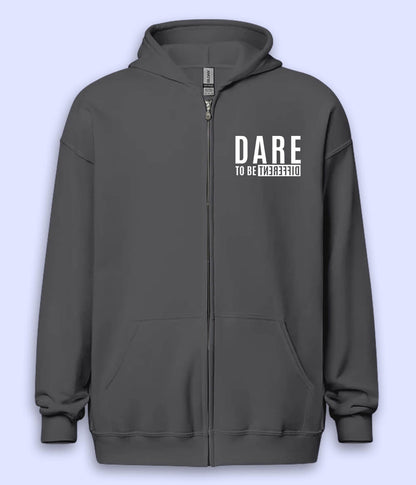 Dare To Be Different Zipper Hoodie (Unisex)