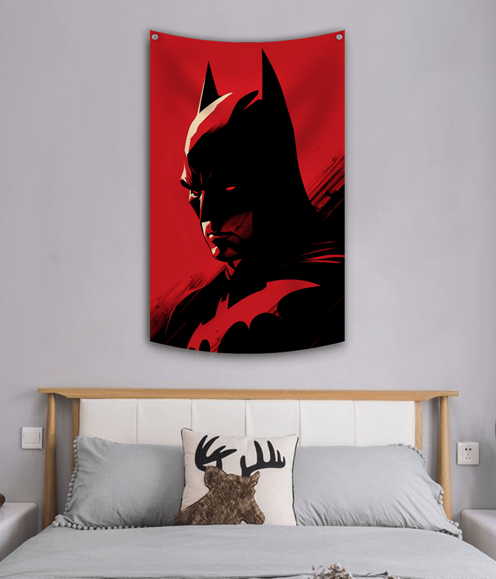 Dark Knight Minimalist Tapestry