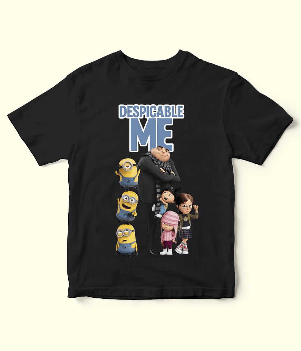 Despicable Me Black Shirt for Kids