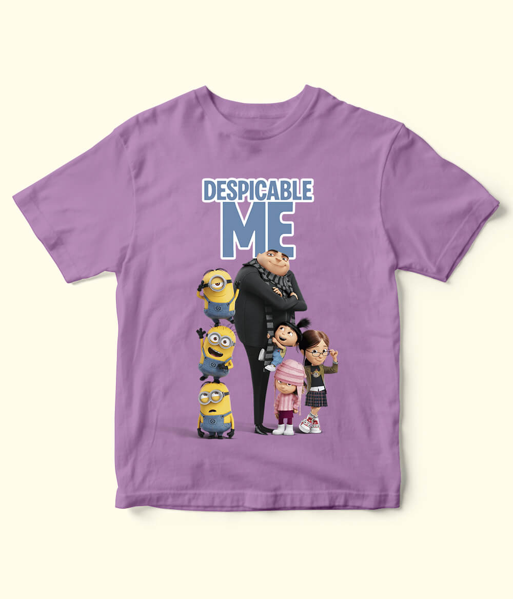 Despicable Me Purple Shirt for Kids