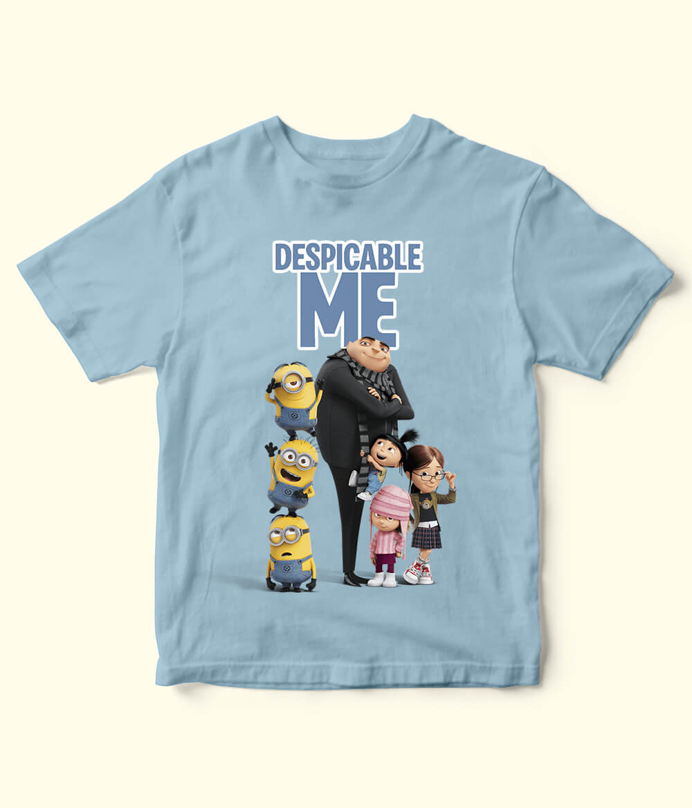 Despicable Me Sky Blue Shirt for Kids