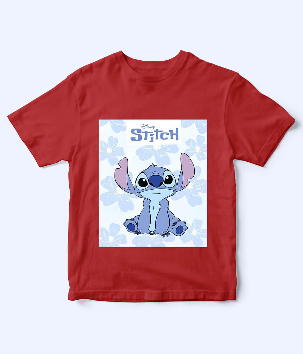 Disney Stitch Boys T Shirt – Cartoon Print Kids Tee Pakistan
