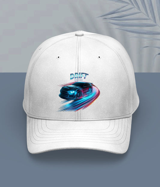 White Drift King Cap