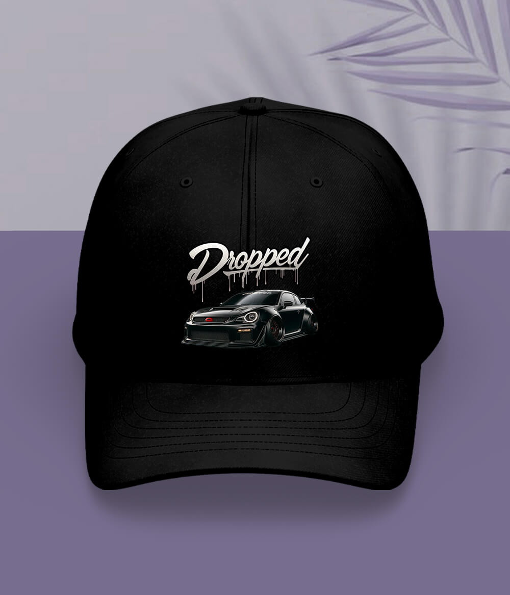 Black Car Dropped Cap