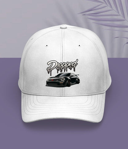 White Car Dropped Cap