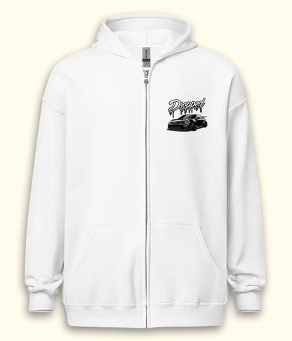 Dropped Zipper Hoodie