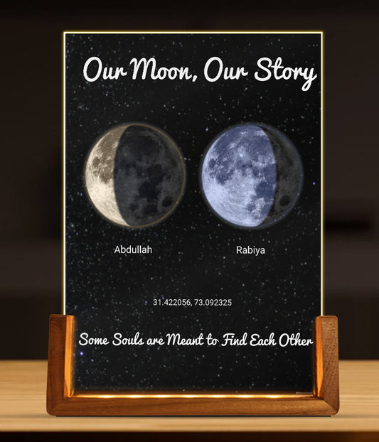 Dual Moon Phase Lamp
