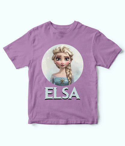 Elsa Purple T-Shirt for Girls