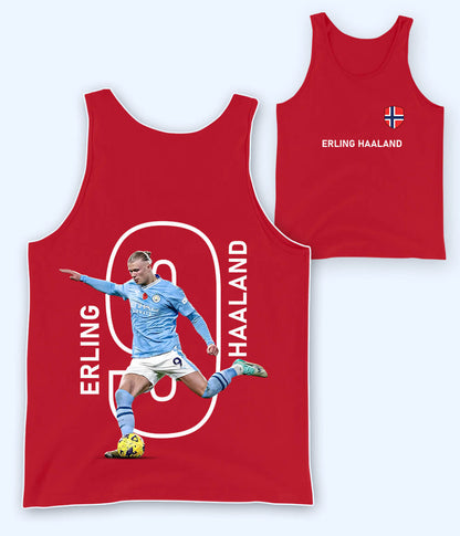 Erling Haaland Goal Machine Football Tank Top