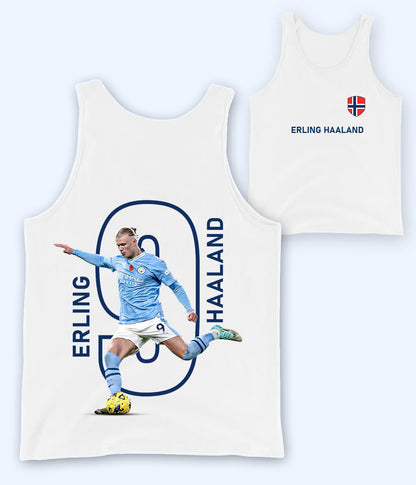 Erling Haaland Goal Machine Football Tank Top