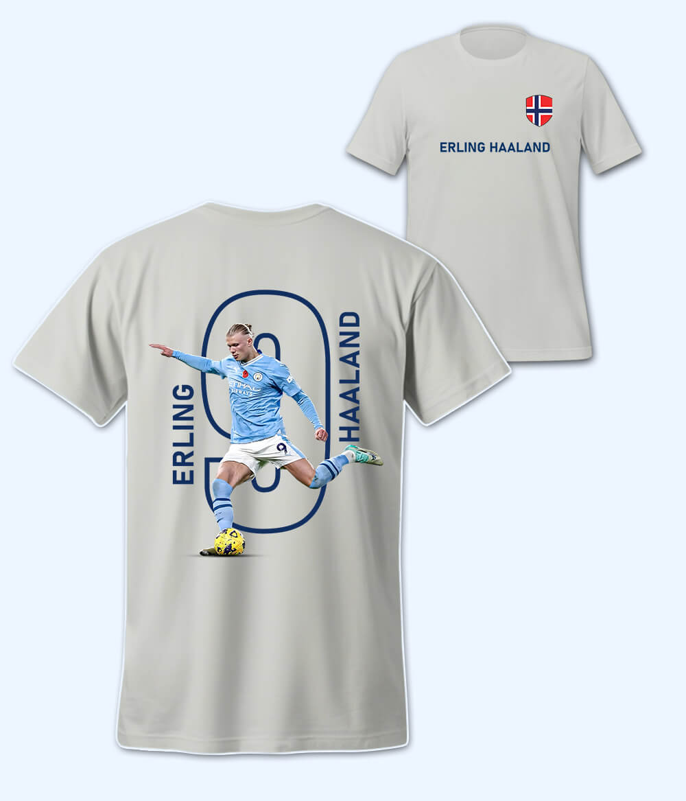 Erling Haaland Manchester City Football T-Shirt 