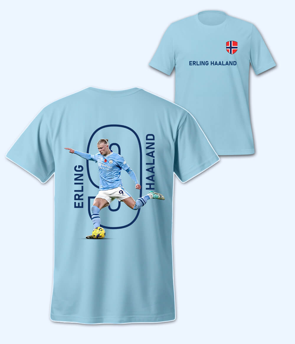 Erling Haaland Manchester City Football T-Shirt 
