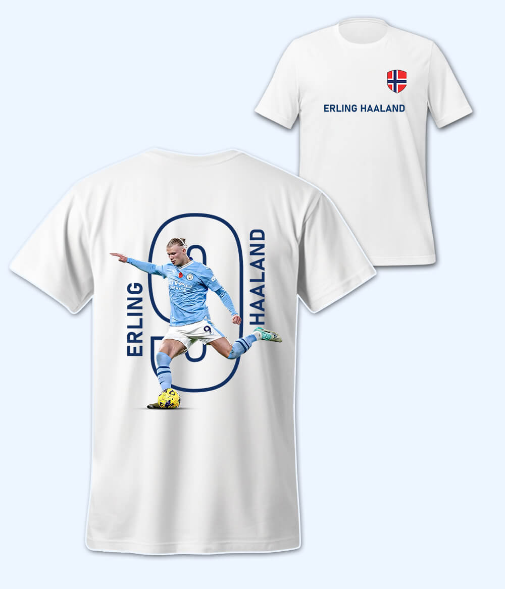 Erling Haaland Manchester City Football T-Shirt 