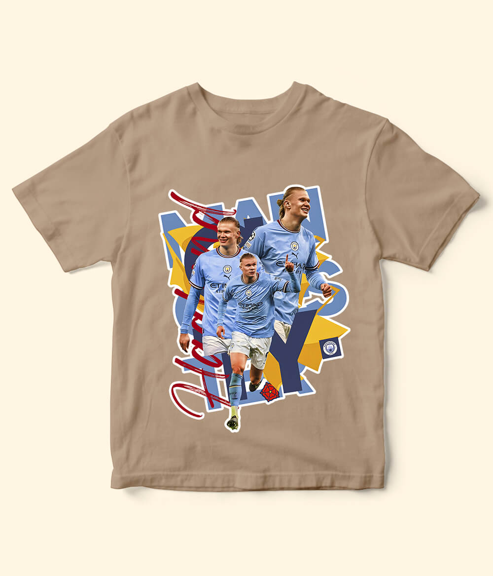 Erling Haaland Manchester City Kids Football T-Shirt