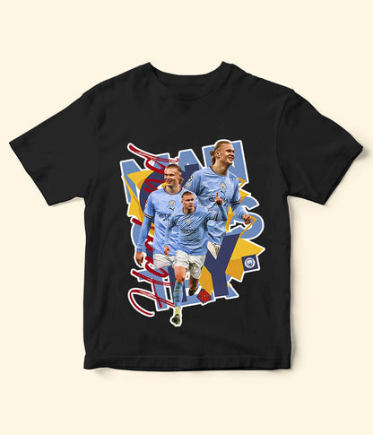 Erling Haaland Manchester City Kids Football T-Shirt