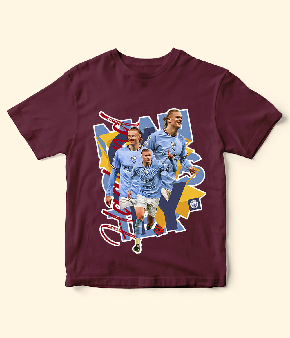 Erling Haaland Manchester City Kids Football T-Shirt