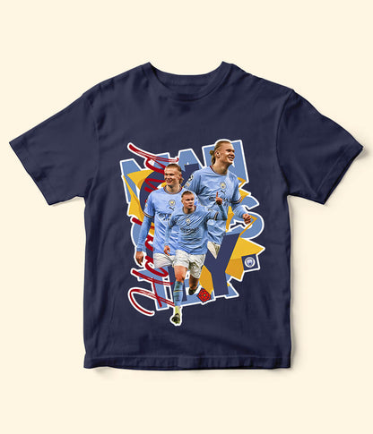 Erling Haaland Manchester City Kids Football T-Shirt