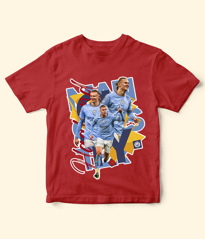 Erling Haaland Manchester City Kids Football T-Shirt