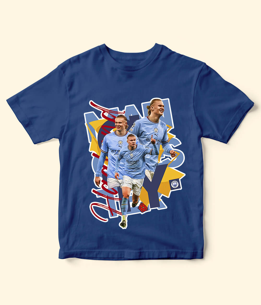 Erling Haaland Manchester City Kids Football T-Shirt