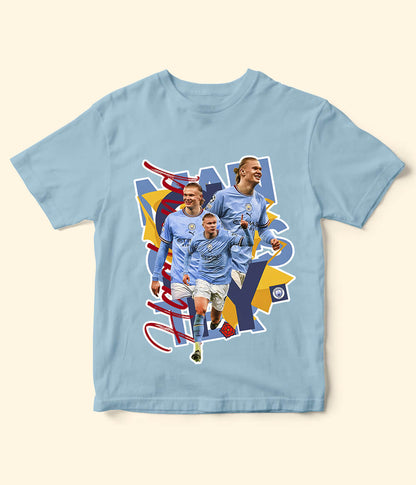 Erling Haaland Manchester City Kids Football T-Shirt
