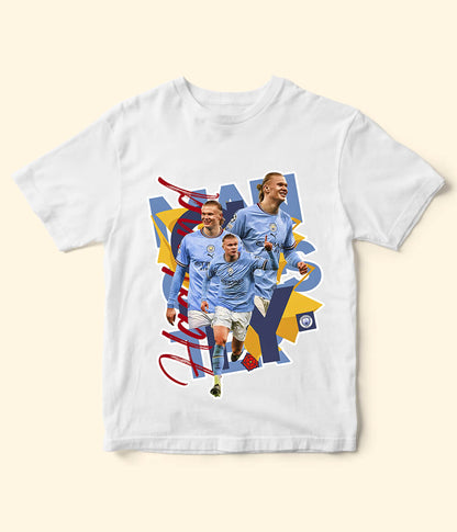 Erling Haaland Manchester City Kids Football T-Shirt