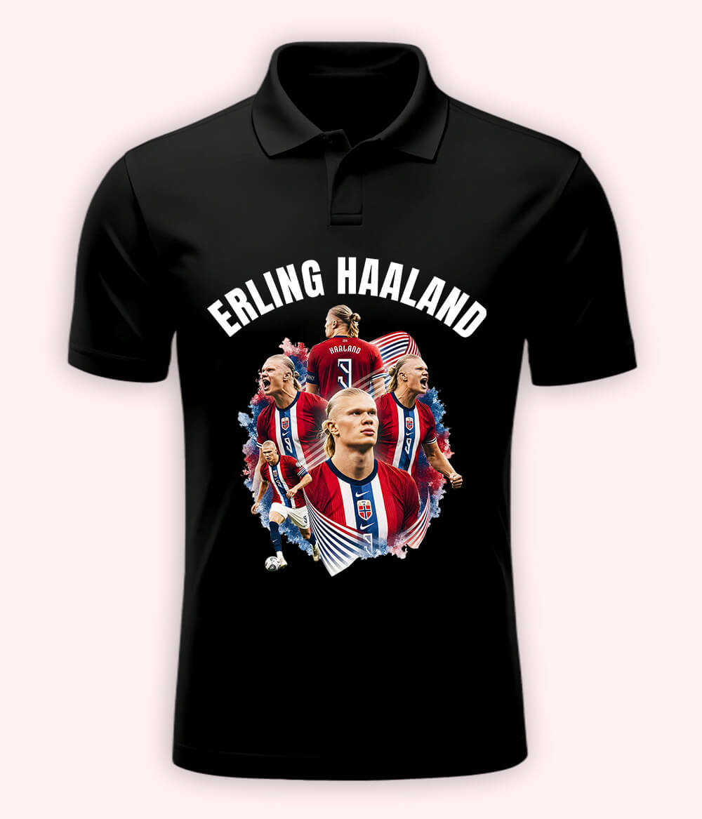 Erling Haaland Manchester City Polo T-Shirt