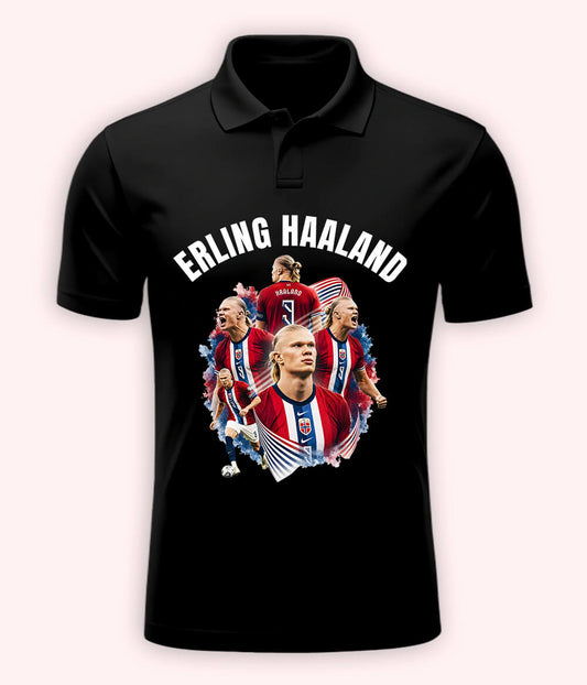 Erling Haaland Manchester City Polo T-Shirt