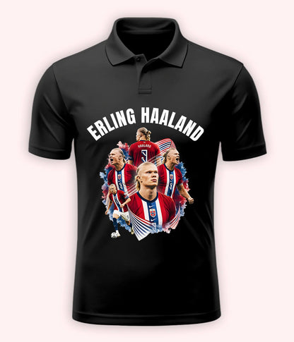 Erling Haaland Manchester City Polo T-Shirt