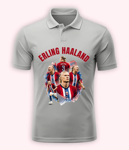 Erling Haaland Manchester City Polo T-Shirt