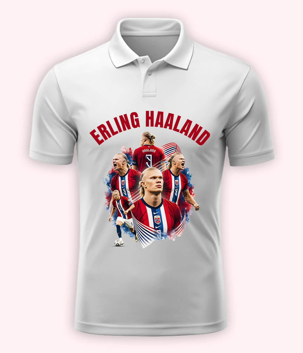 Erling Haaland Manchester City Polo T-Shirt