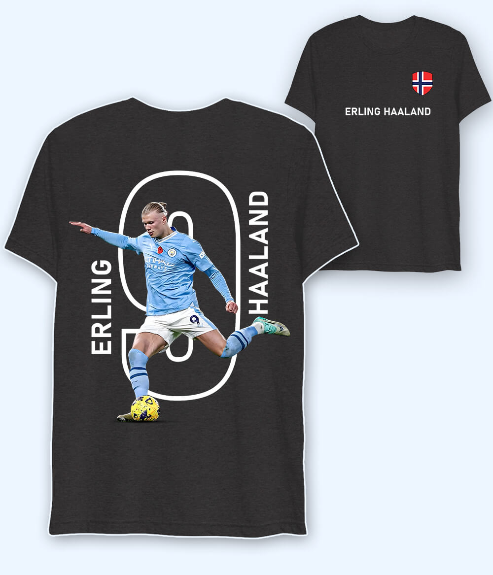 Erling Haaland Norway Graphic Dri Fit Football T-Shirt