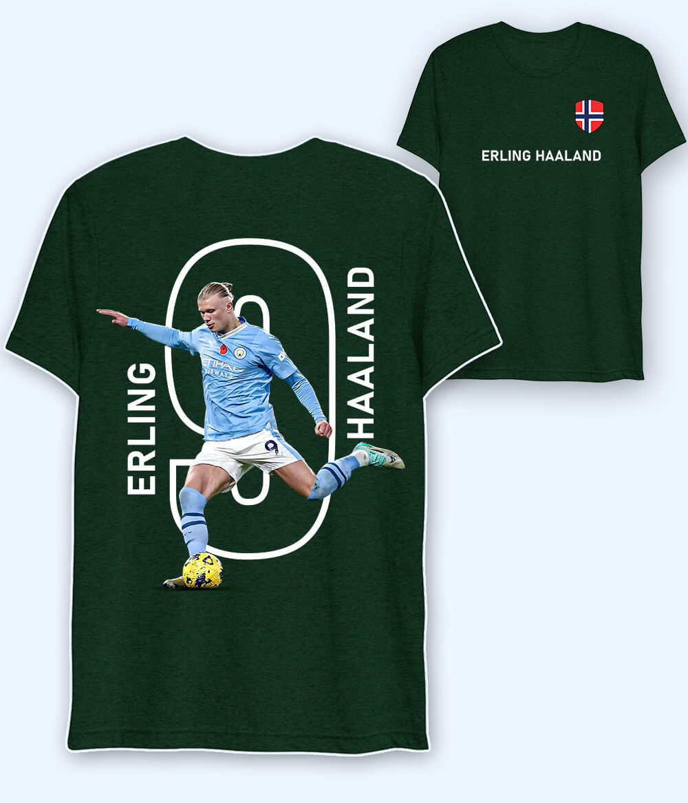 Erling Haaland Norway Graphic Dri Fit Football T-Shirt