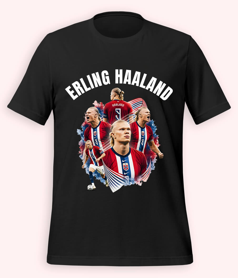 Erling Haaland Premier League Football T-Shirt