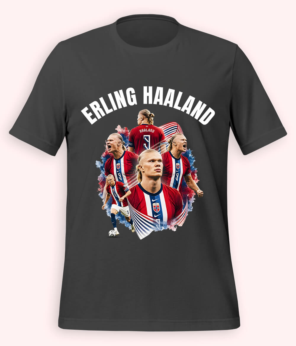 Erling Haaland Premier League Football T-Shirt