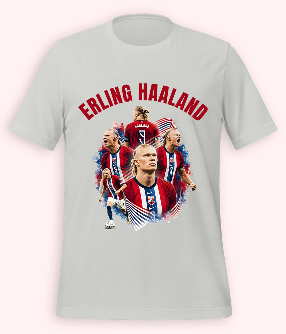 Erling Haaland Premier League Football T-Shirt