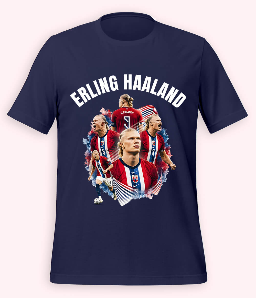 Erling Haaland Premier League Football T-Shirt