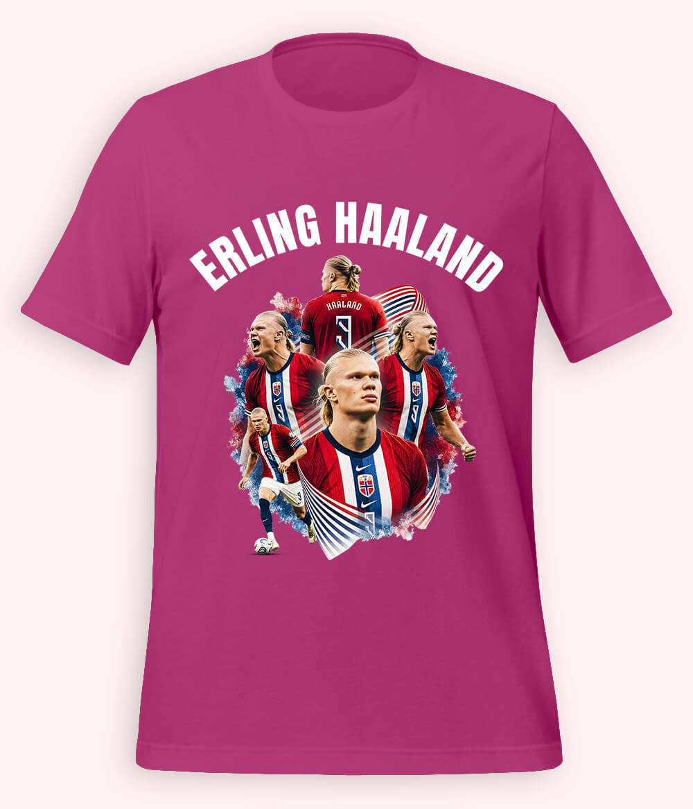 Erling Haaland Premier League Football T-Shirt