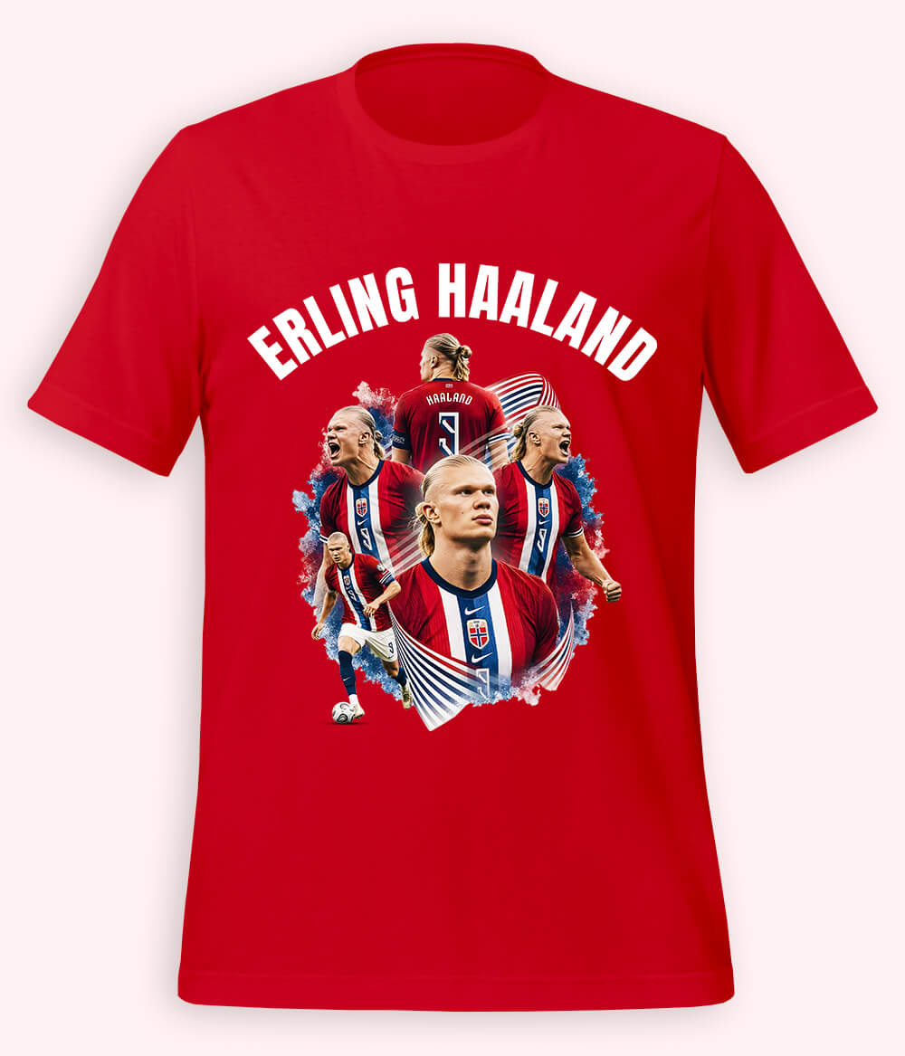 Erling Haaland Premier League Football T-Shirt