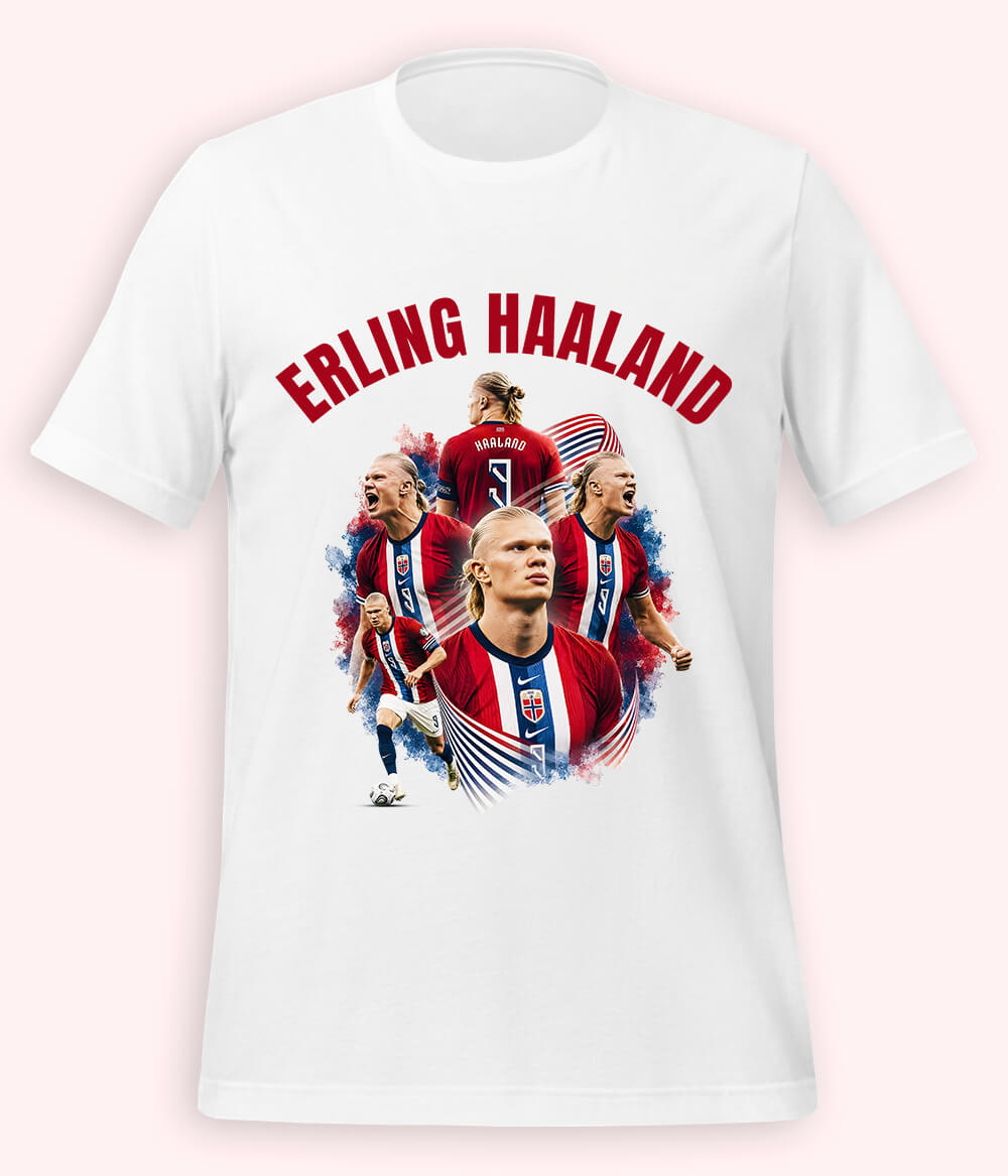 Erling Haaland Premier League Football T-Shirt